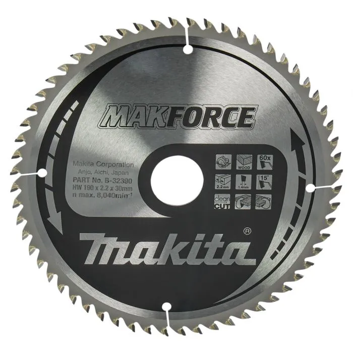 MAKITA B32390 CIRKELZAAGBLAD HOUT