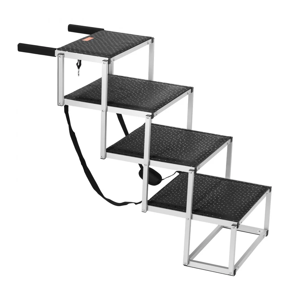 VEVOR Hondentrap Oprit Auto Hondenoprit Vouwtrap Huisdierentrap 4 treden 113 kg